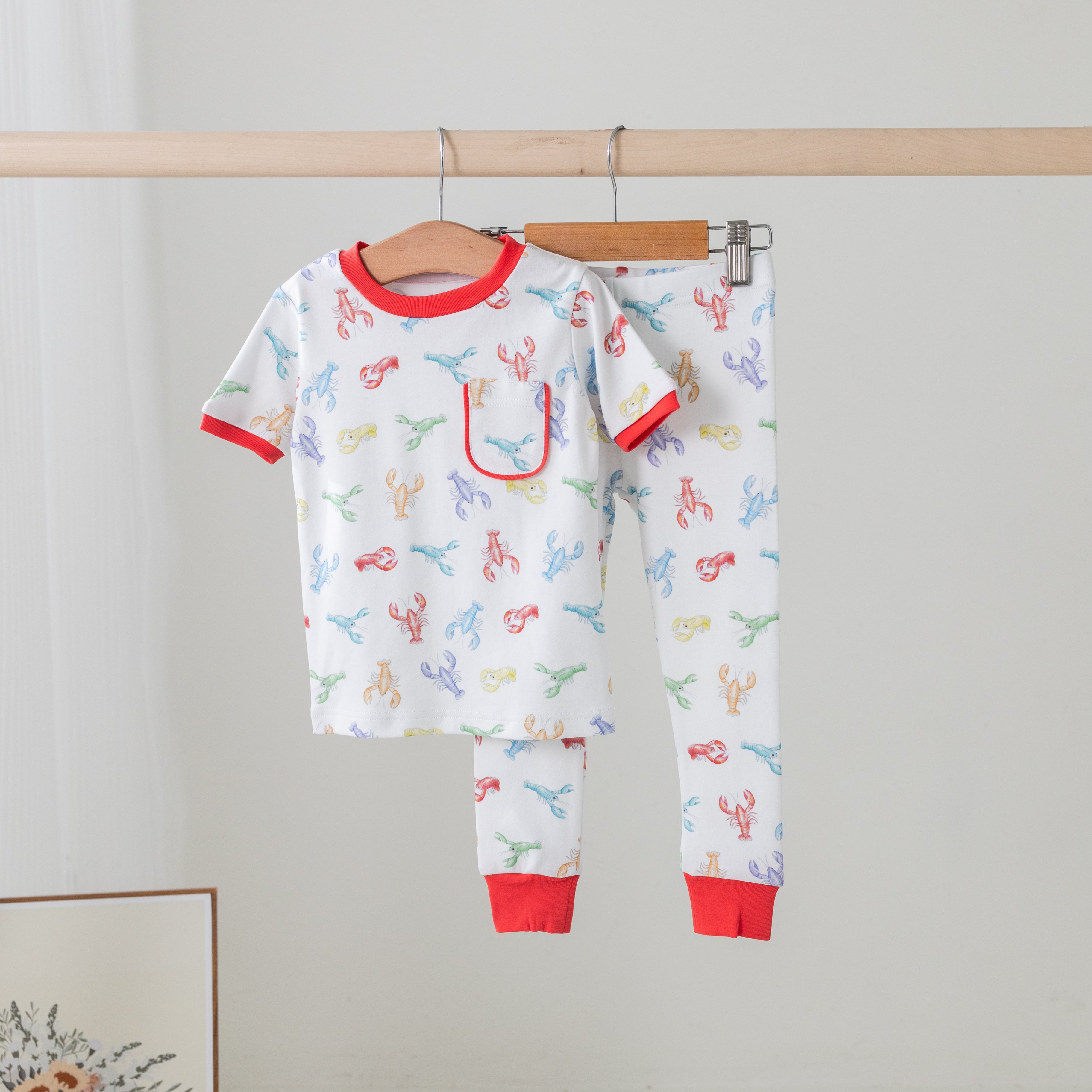 Colorful Claws Organic Cotton Crawfish Pajama Set – Nola Tawk