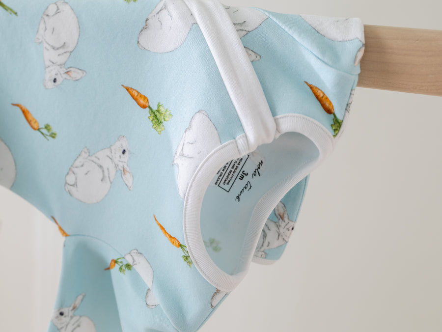 Bunny Hop Organic Cotton Kids Pajamas