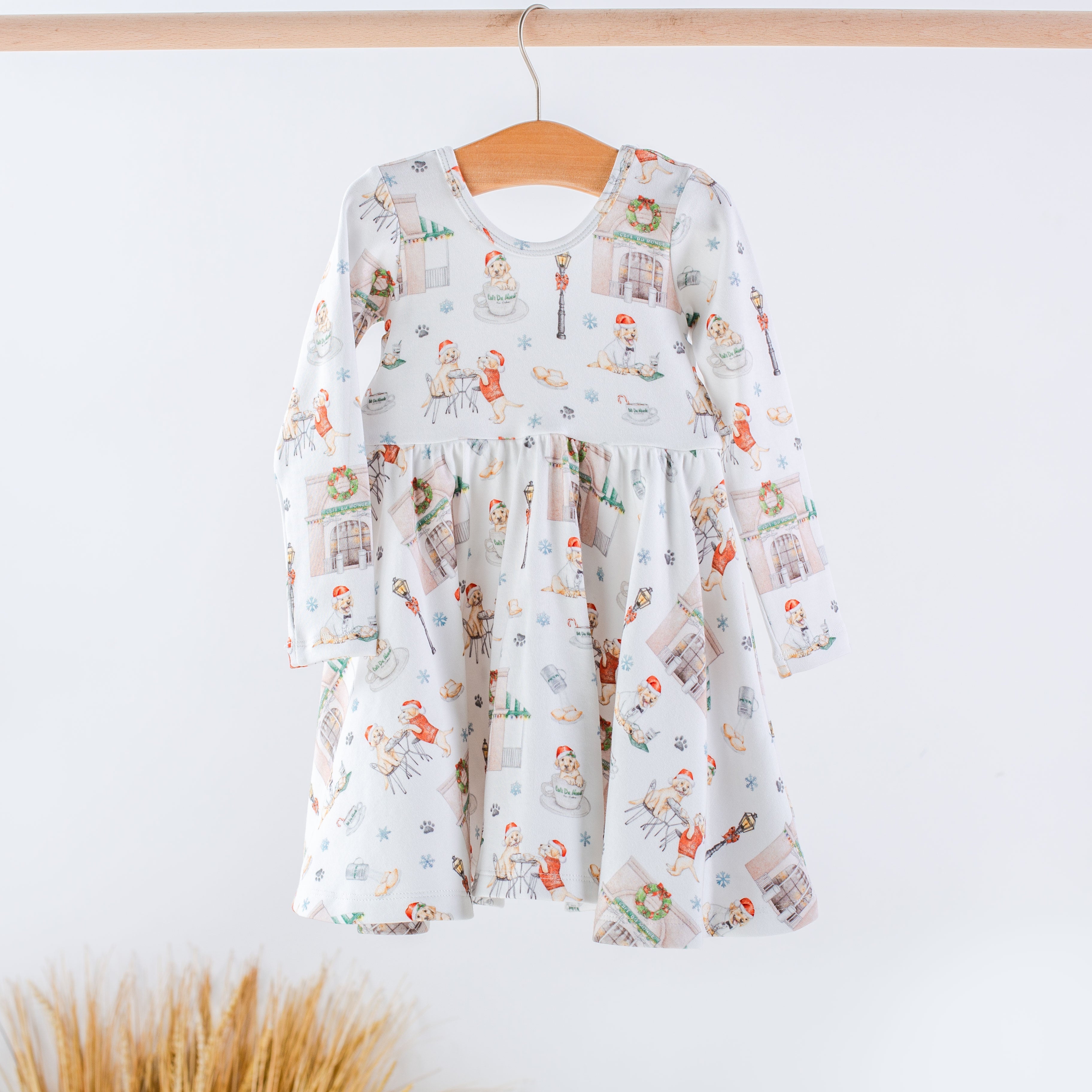 Beignet Holiday Cotton Twirl Dress Beignet Holiday Cotton Twirl Dress