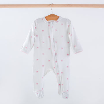 Baby Basics: You Are Bow-tiful Organic Cotton Pajama