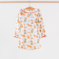 Cookie Roundup Organic Long Sleeve Cotton Play Dress