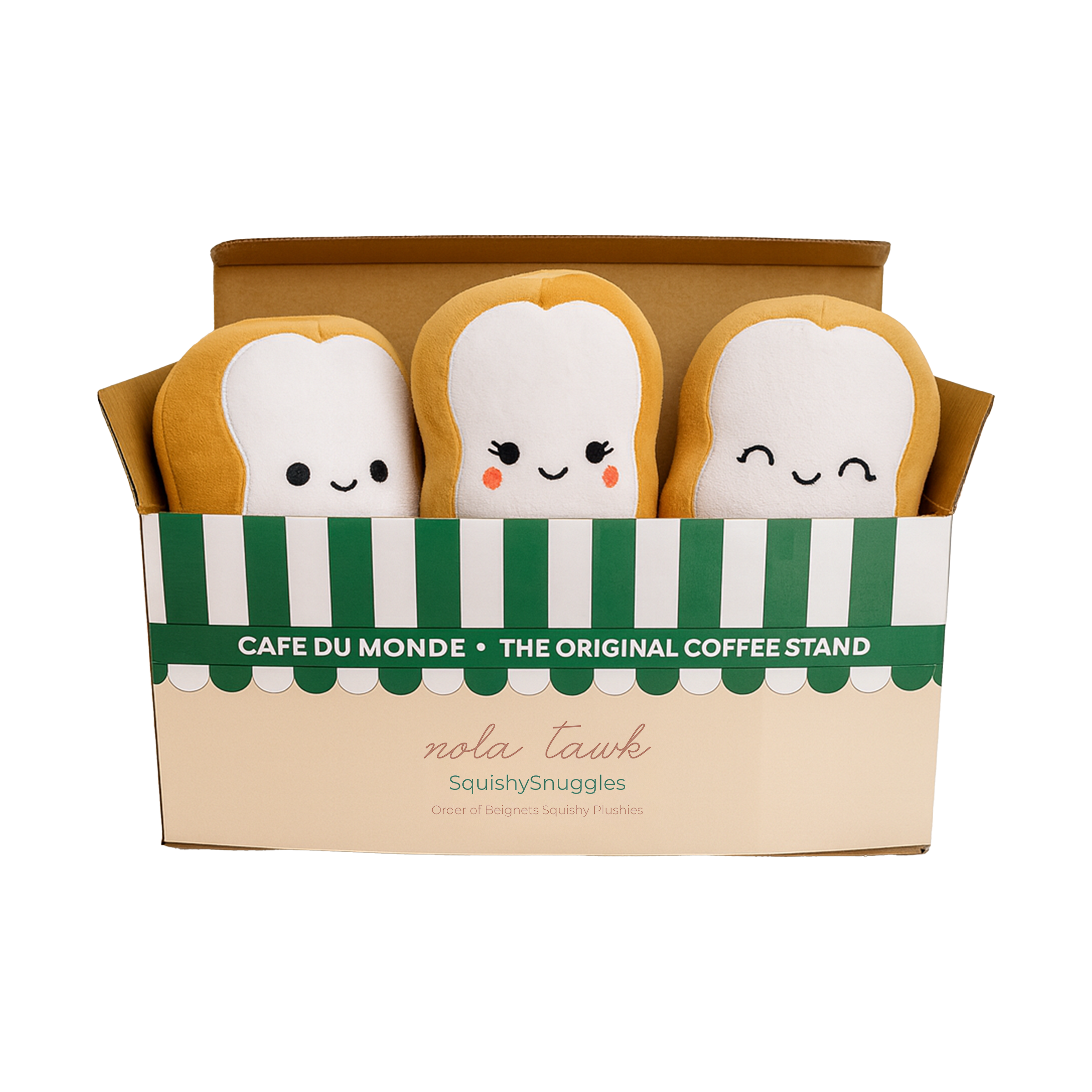 Beignets SquishySnuggles Plushies – Nola Tawk