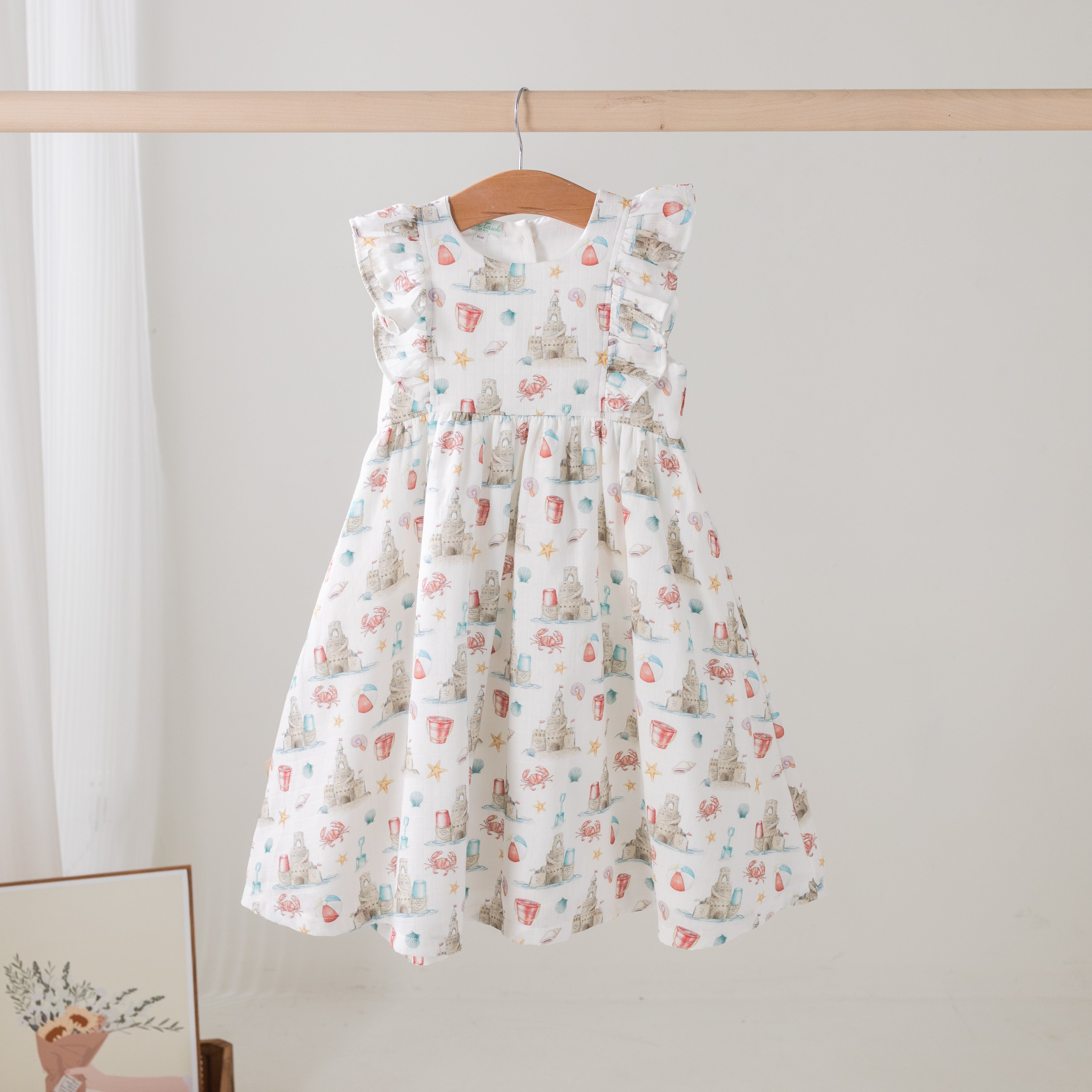 Sandcastle Kingdom Organic Muslin Dress for Kids Sandcastle Kingdom Organic Muslin Dress for Kids