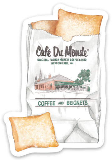 cafe-du-monde-order-of-beignets-die-cut-stickers