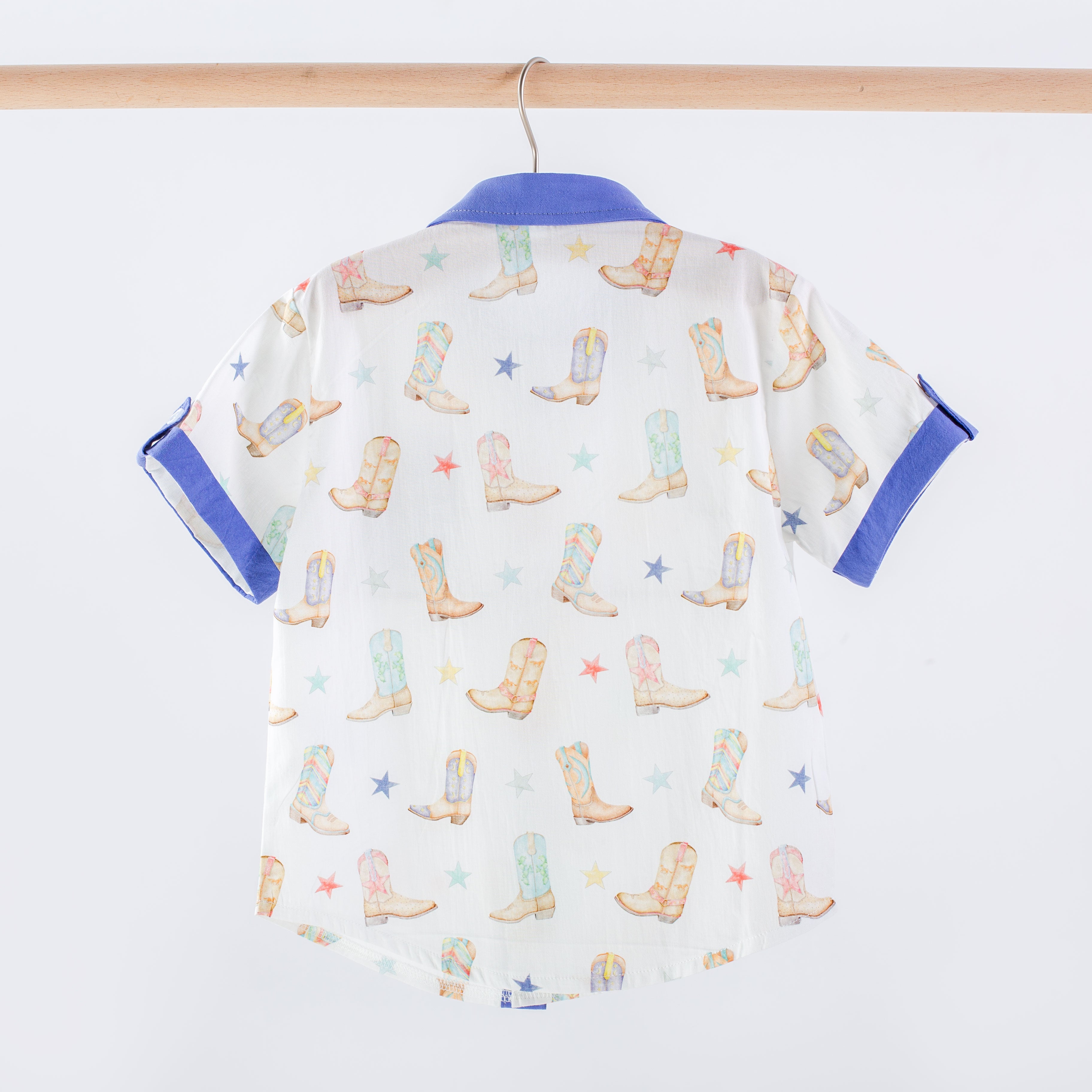 Giddy Up Short Sleeve Collared Shirt – Nola Tawk