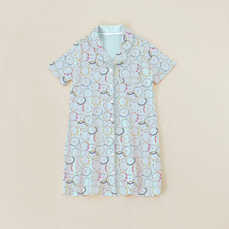 Friendship Bracelets Women's Organic Cotton Pajama (Pre-order Arriving Fall 2024)