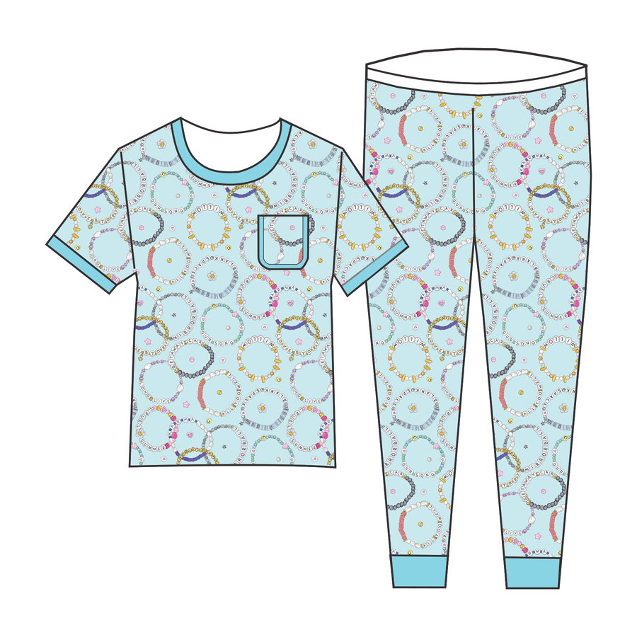Friendship Bracelets Organic Cotton Pajama Set (Pre-Order Arriving Fall 2024)