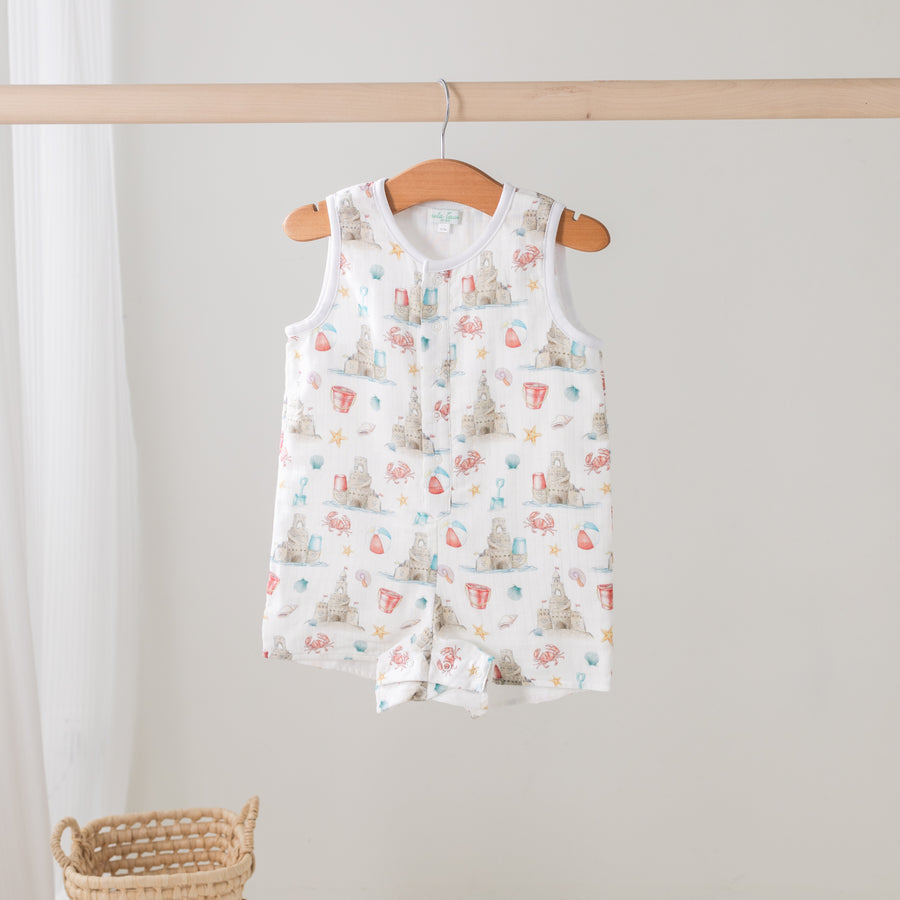 Sandcastle Kingdom Organic Muslin Shortall (Pre-Order Arriving Spring 2025)