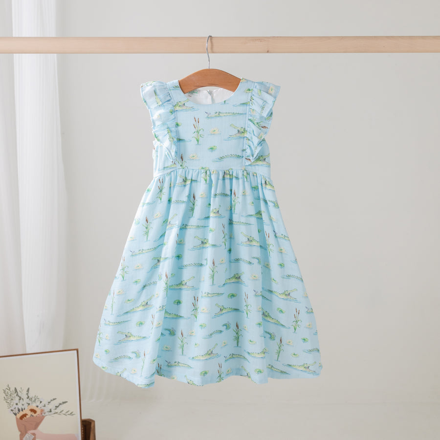 Gator Games Organic Muslin Dress (Pre-Order Arriving Spring 2025)