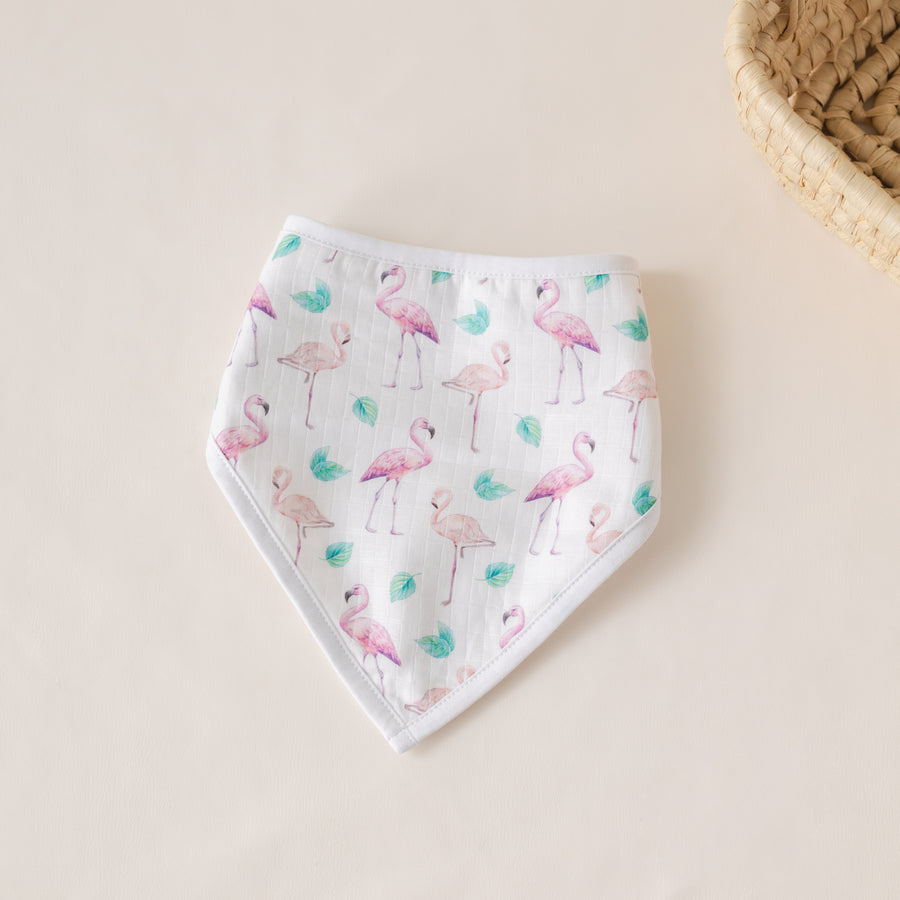 Pink Paradise Organic Muslin Bib (Pre-Order Arriving Spring 2025)