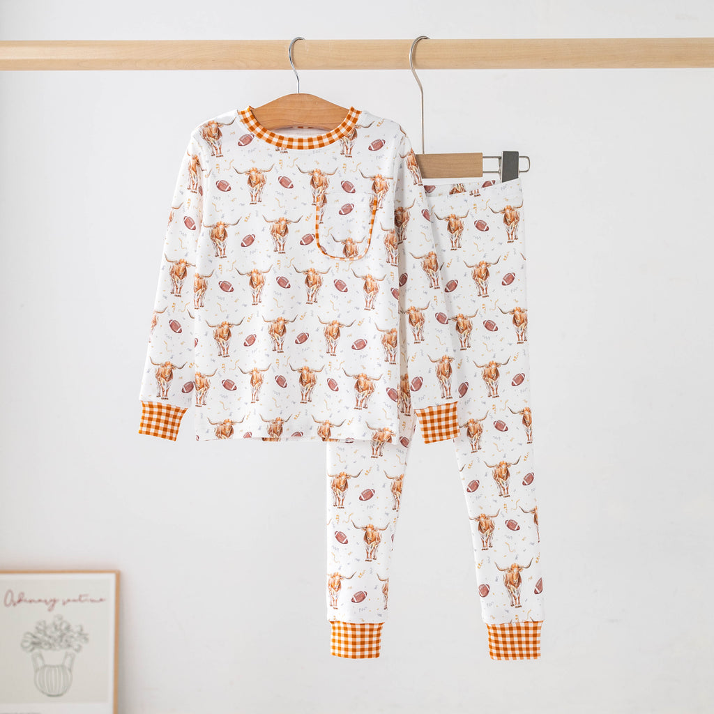 Kickoff in Texas Organic Cotton Kids Pajamas