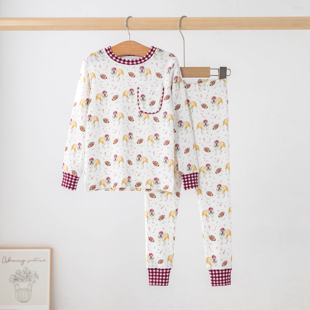 Kickoff in Mississippi Organic Cotton Kids Pajamas