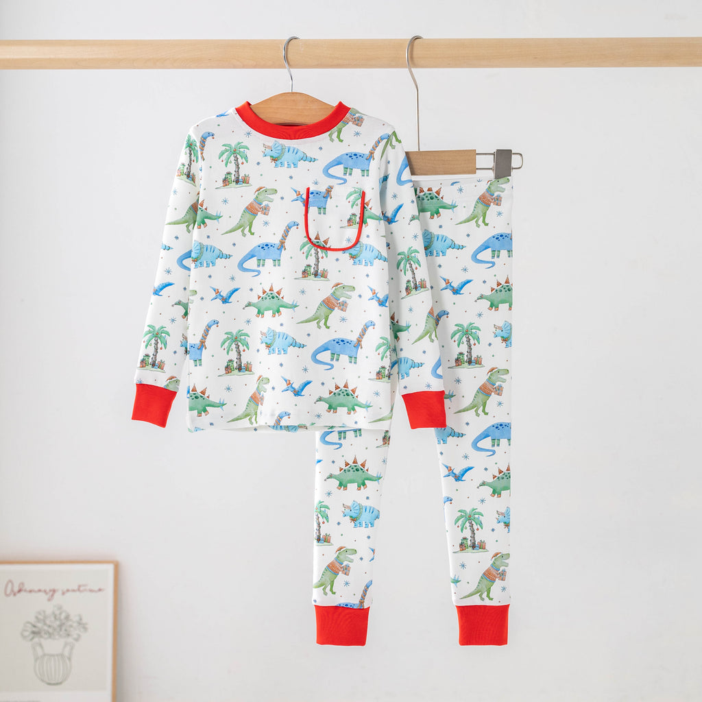 Merry-saurus Organic Cotton Kids Pajamas