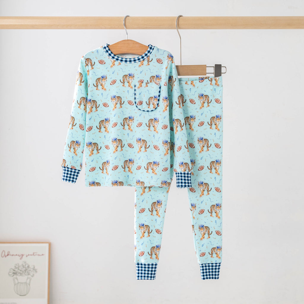 Kickoff in Auburn Organic Cotton Kids Pajamas
