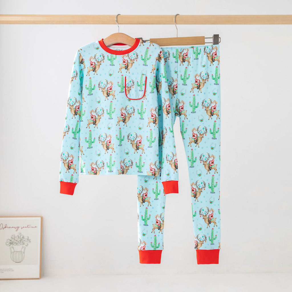 Howdy Holiday Organic Cotton Kids Pajamas