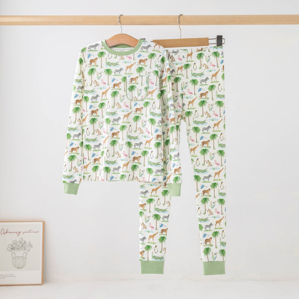 Go Wild Organic Cotton Kids Pajamas