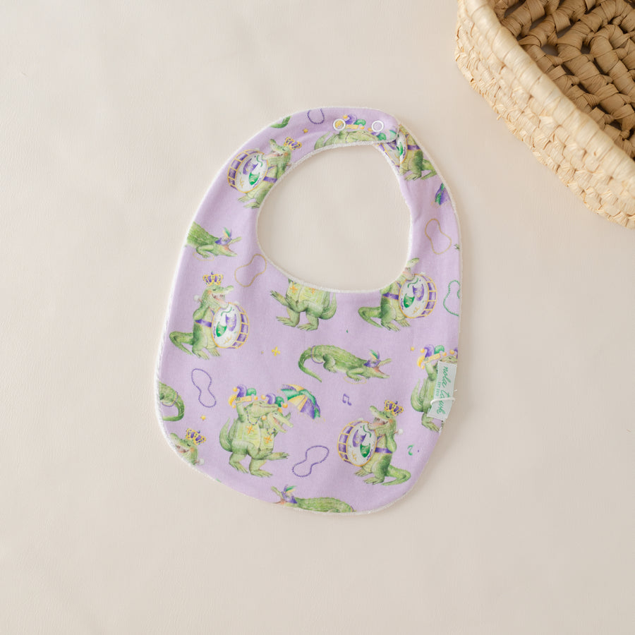 Gator Gras Organic Cotton Bib