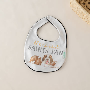 The Newest Saints Fan Organic Cotton Baby Bib