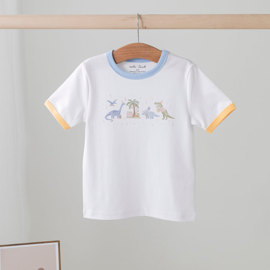 Dino-mite Birthday Cotton Tee (Pre-Order Arriving Spring 2025)