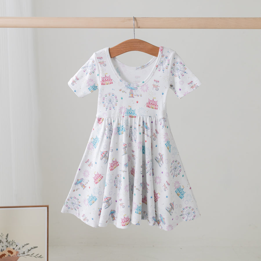 Carnival Magic Cotton Twirl Dress (Pre-Order Arriving Spring 2025)