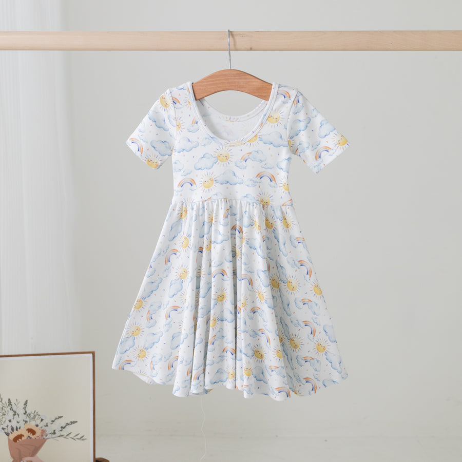 You Are My Sunshine Cotton Twirl Dress (Pre-Order Arriving Spring 2025)