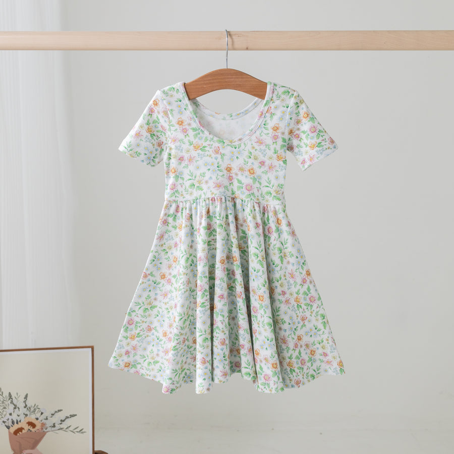 Spring & Bloom Cotton Twirl Dress (Pre-Order Arriving Spring 2025)