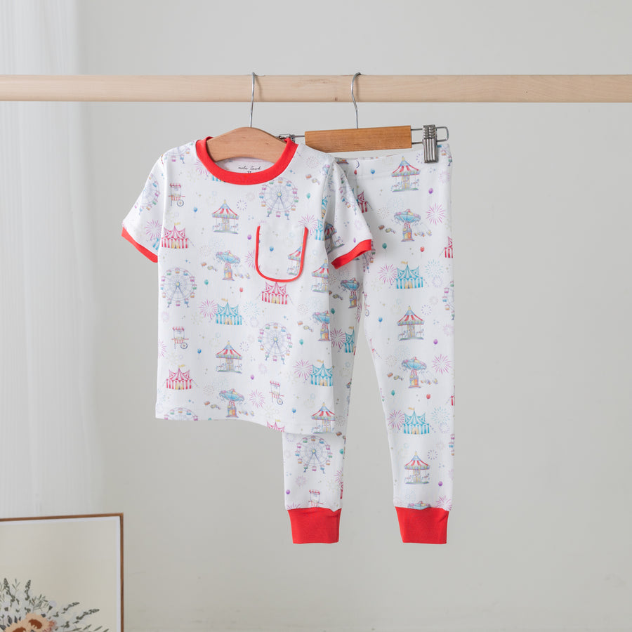 Carnival Magic Cotton Pajama Set (Pre-Order Arriving Spring 2025)