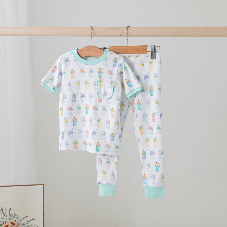 Snoball Organic Cotton Pajama Set (Pre-Order Arriving Spring 2025)