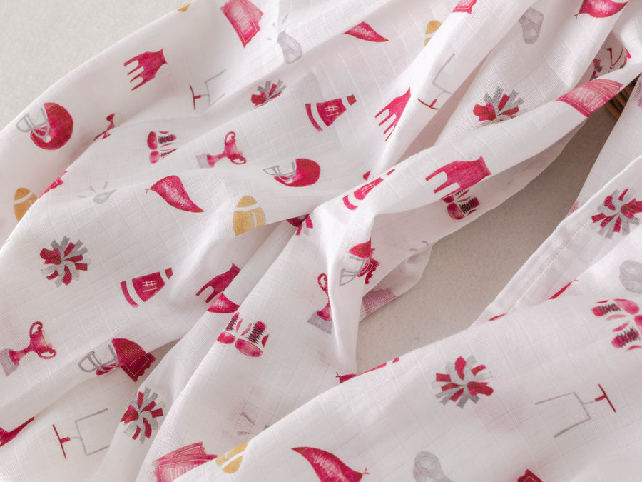 Let's Go Alabama Tigers Organic Muslin Blanket
