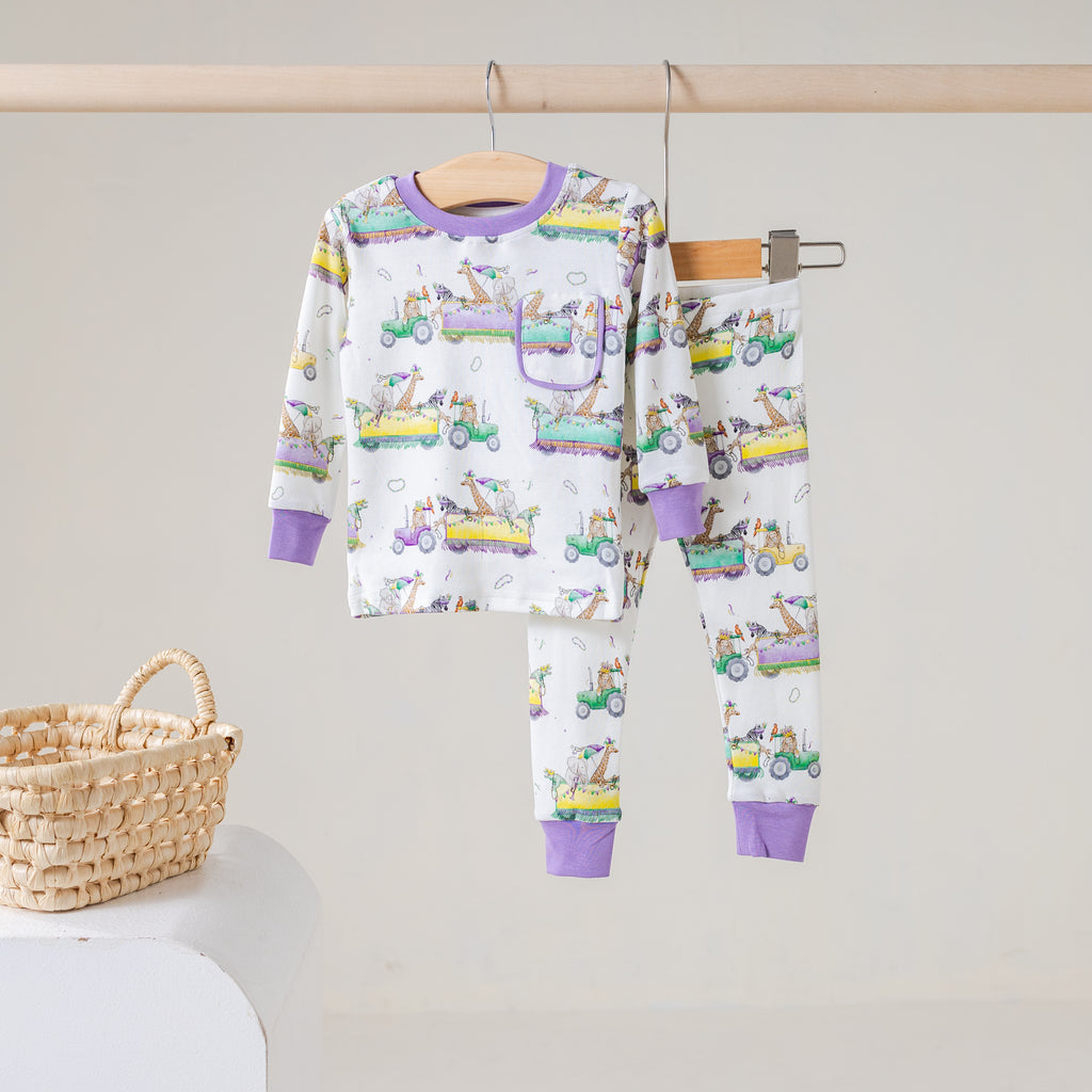 Krewe Zoo-d It! Organic Cotton Kids Pajamas