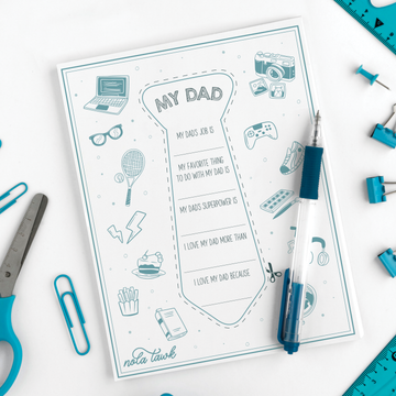 Free! Printable Father’s Day Activity – “My Dad” Tie Template