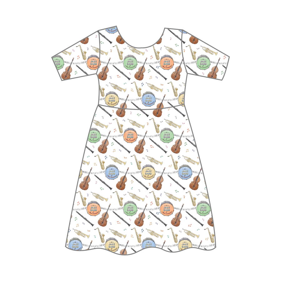 Jazz Festin' Cotton Twirl Dress (Pre-Order Arriving Spring 2025)