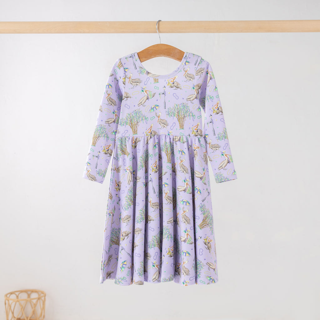 Feathers & Floats Organic Cotton Dress for Kids