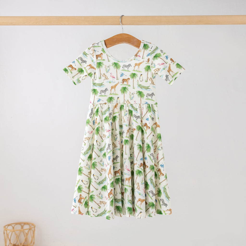Go Wild Organic Cotton Dress for Kids