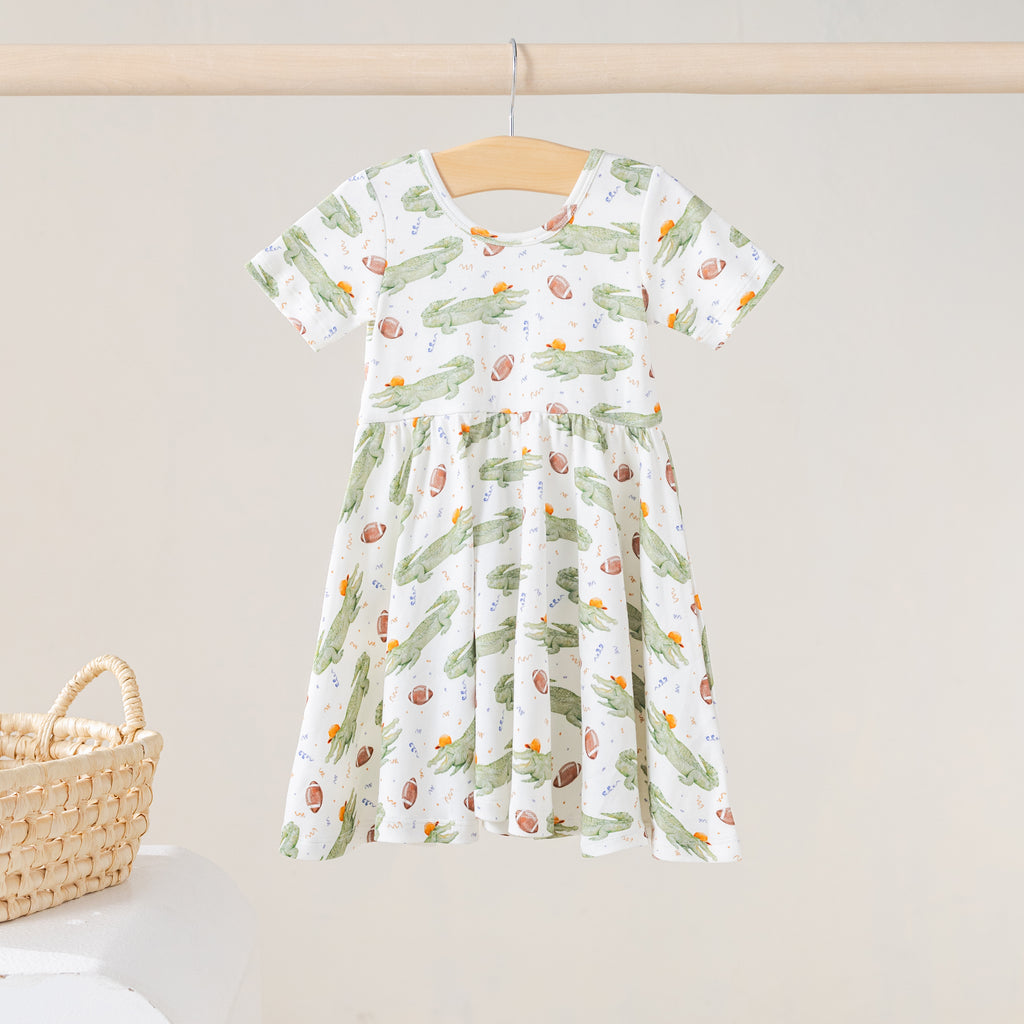 Kickoff in Florida Organic Cotton Dress for Kids