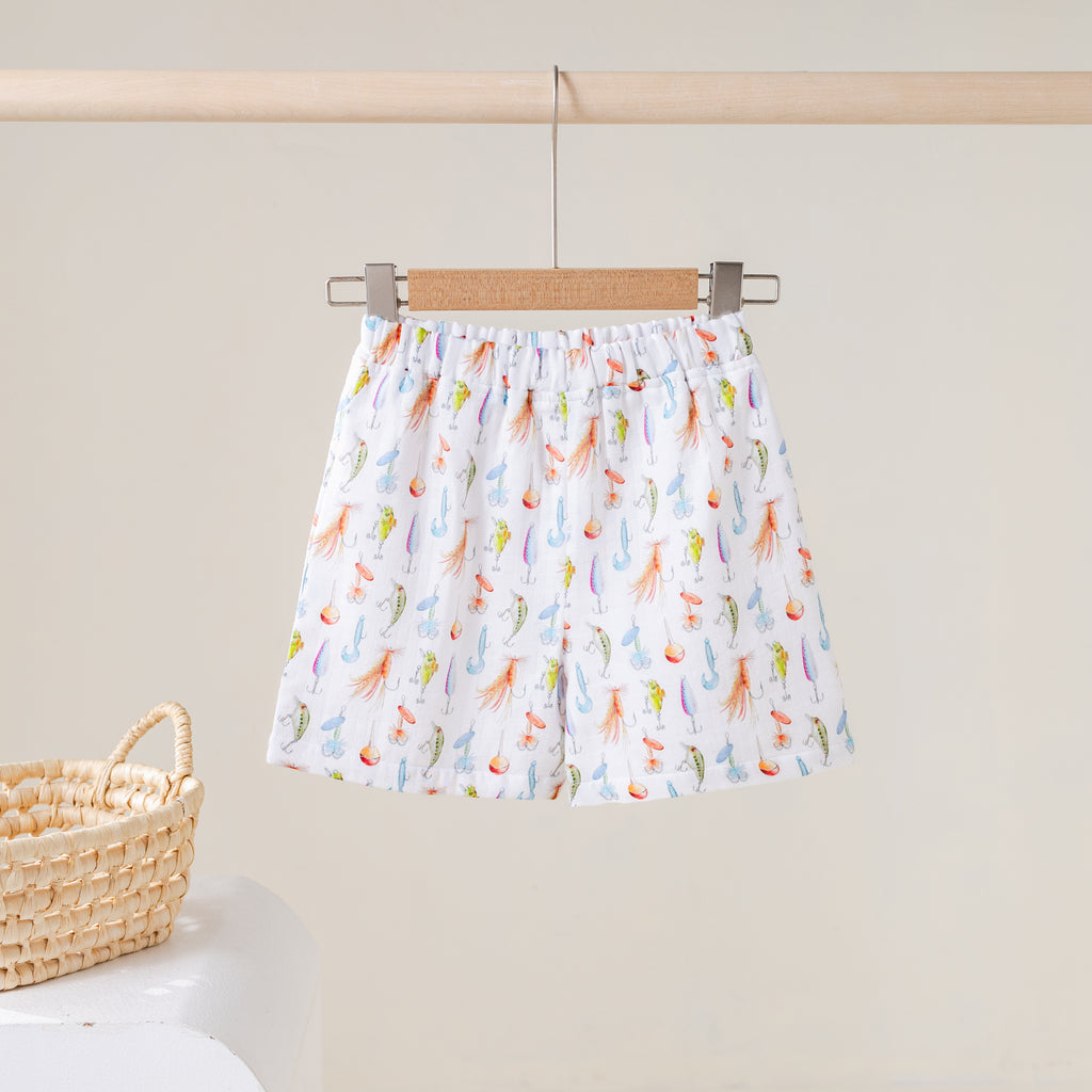 Hooked on You Organic Muslin Shorts (Pre-Order Arriving Spring 2027)