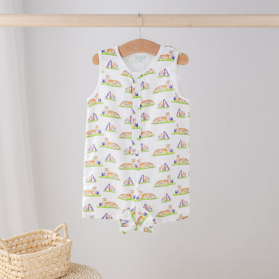 Mascot Mania in Auburn Organic Muslin Shortall (Pre-Order Arriving Spring 2026)