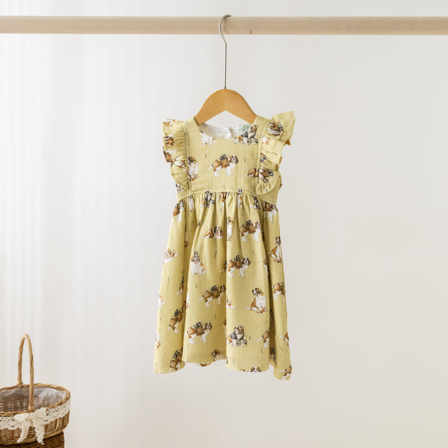 MVP: Louisiana Saints Organic Muslin Dress (Pre-Order Arriving Spring 2025)