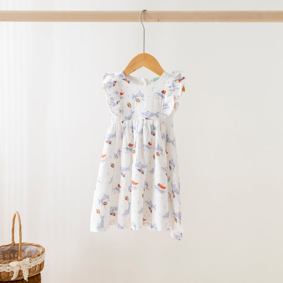 MVP: Ole Miss Organic Muslin Dress (Pre-Order Arriving Spring 2025)