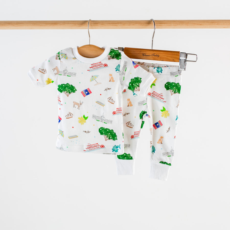 Mississippi Kids Two-piece Organic Cotton Pajama Set