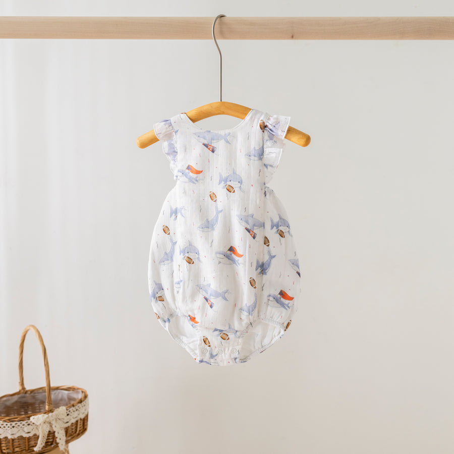 MVP: Ole Miss Organic Muslin Sunsuit (Pre-Order Arriving Spring 2025)