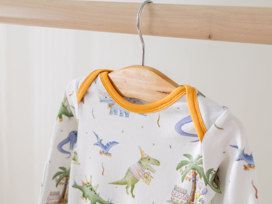 Dino-mite Organic Cotton Birthday Pajamas