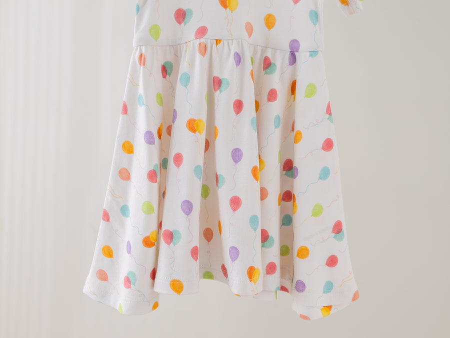 Up, Up, & Away Organic Cotton Dress for Kids