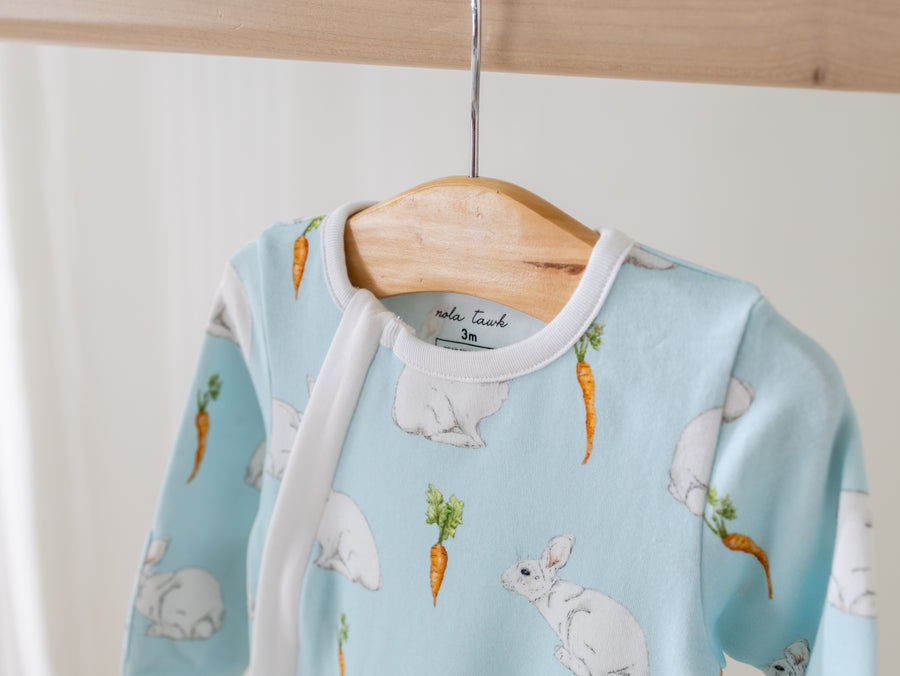 Bunny Hop Organic Cotton Kids Pajamas