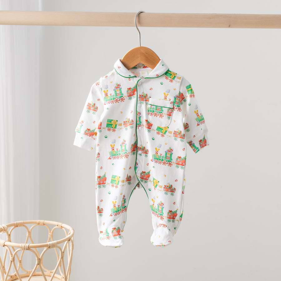 Santa's Sweet Express Organic Cotton Pajama