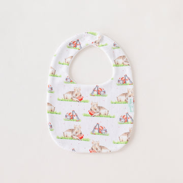Mascot Mania in Arkansas Organic Cotton Bib (Pre-Order Arriving Fall 2025)