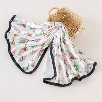 Georgia Dino All-Stars Organic Cotton Blanket