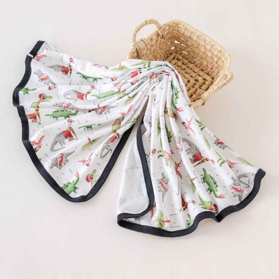 Georgia Dino All-Stars Organic Cotton Blanket
