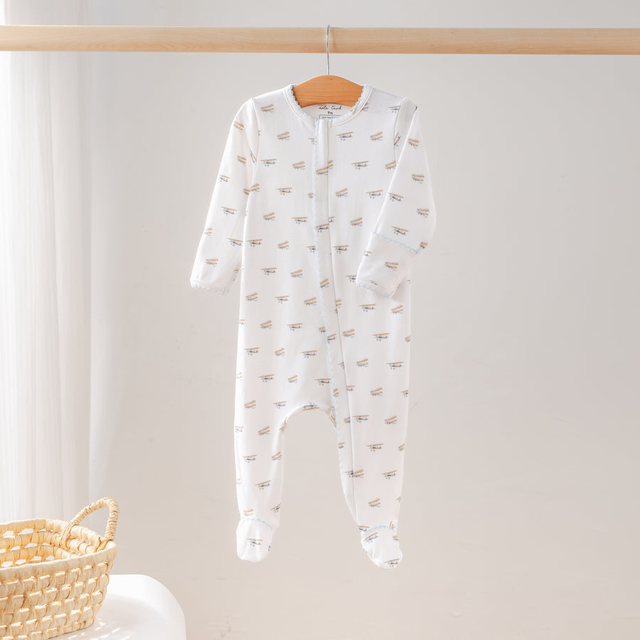 Baby Basics: Just Plane Cute Organic Cotton Baby Pajamas