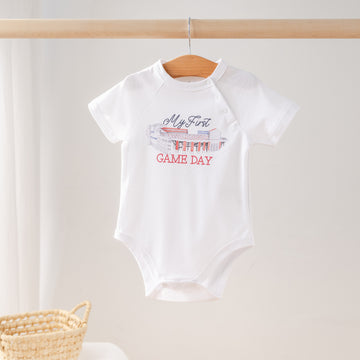 Ole Miss - My First Game Day Organic Cotton Onesie (Pre-Order Arriving Fall 2025)